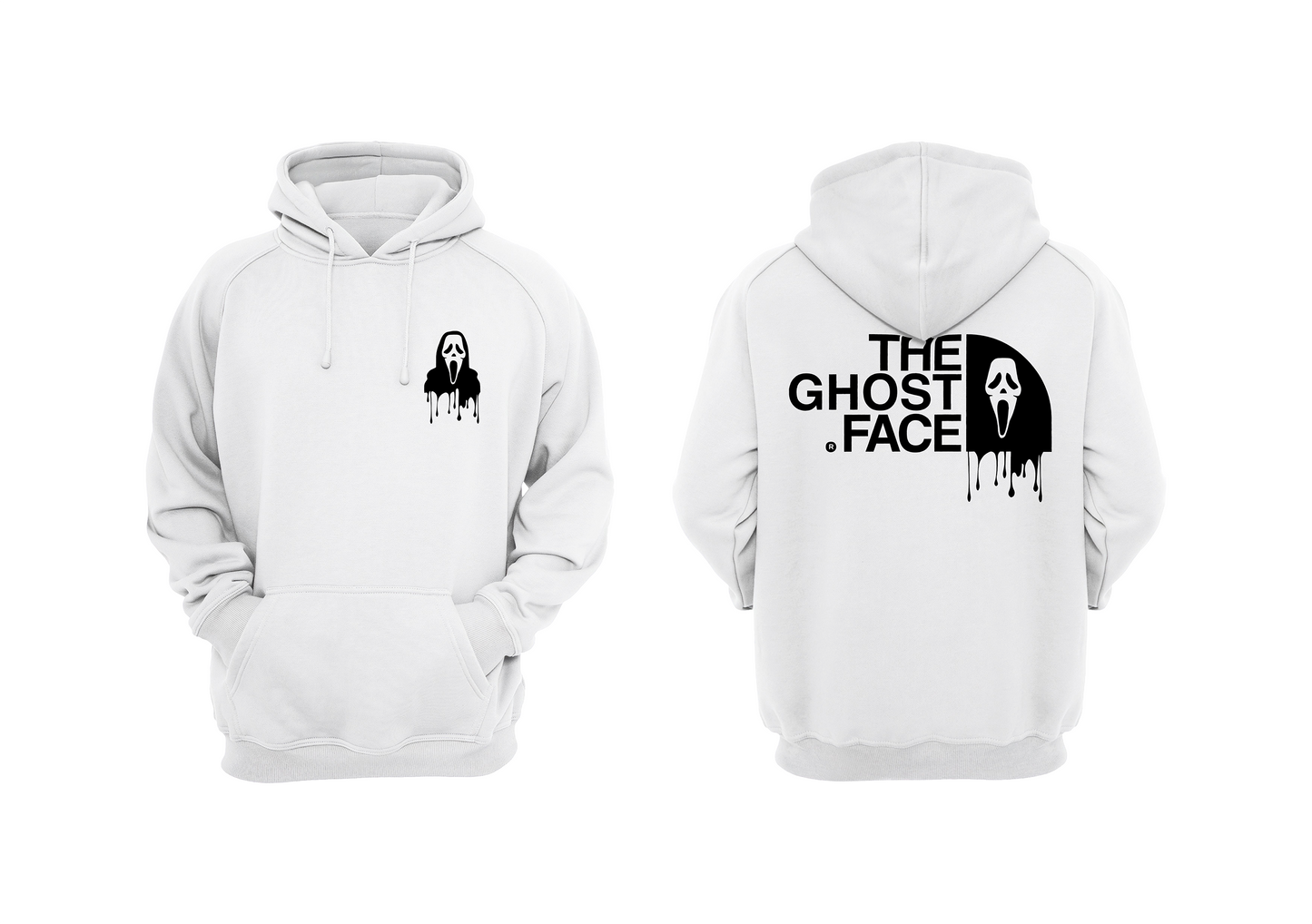 The Ghost Face Hoodie/Crew Neck