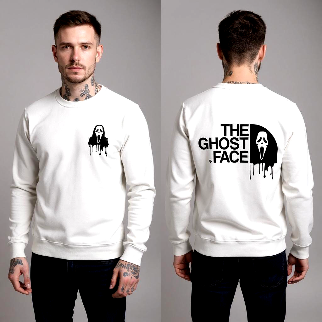 The Ghost Face Hoodie/Crew Neck