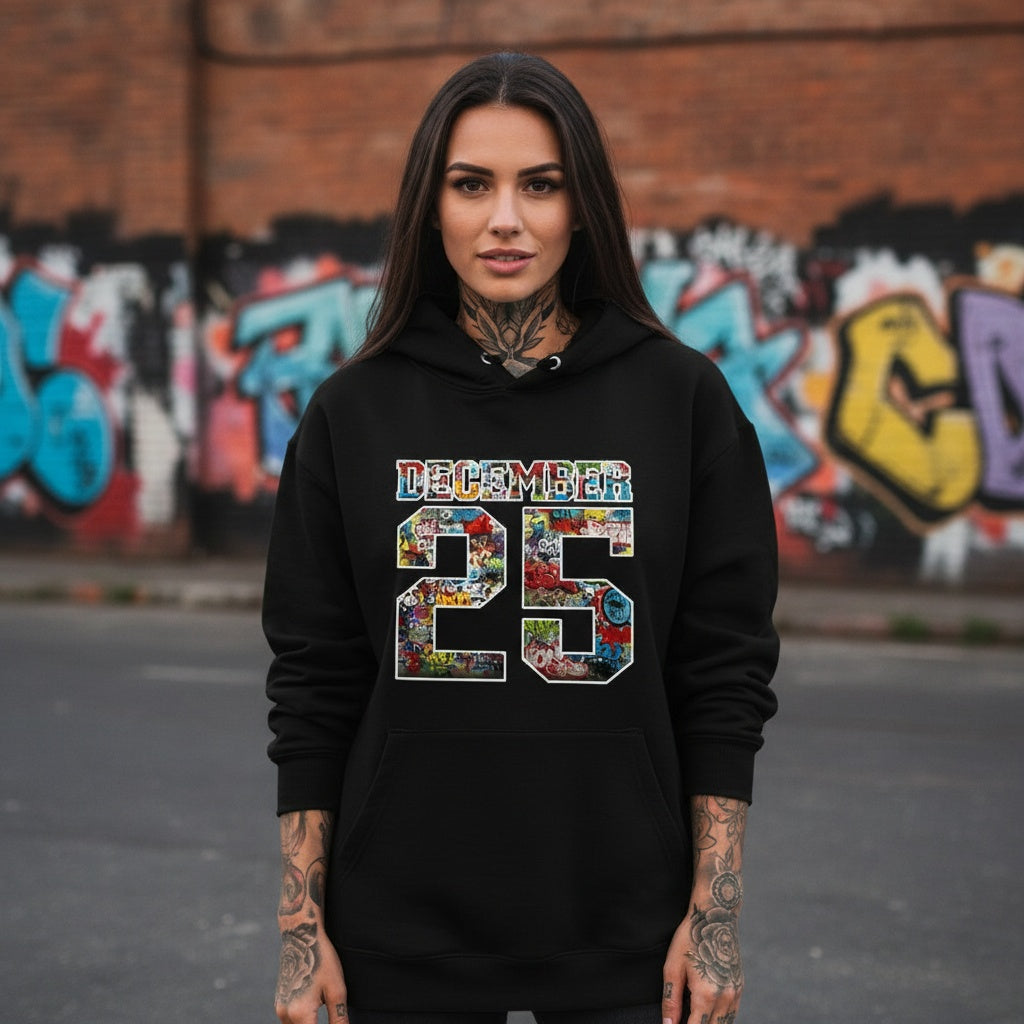 Graffiti Christmas Hoodie/Crew Neck/Shirt