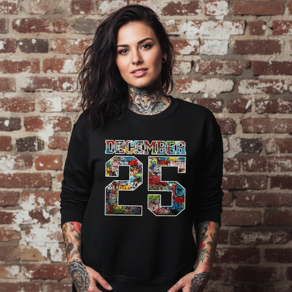 Graffiti Christmas Hoodie/Crew Neck/Shirt