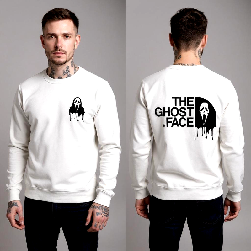 The Ghost Face Hoodie/Crew Neck