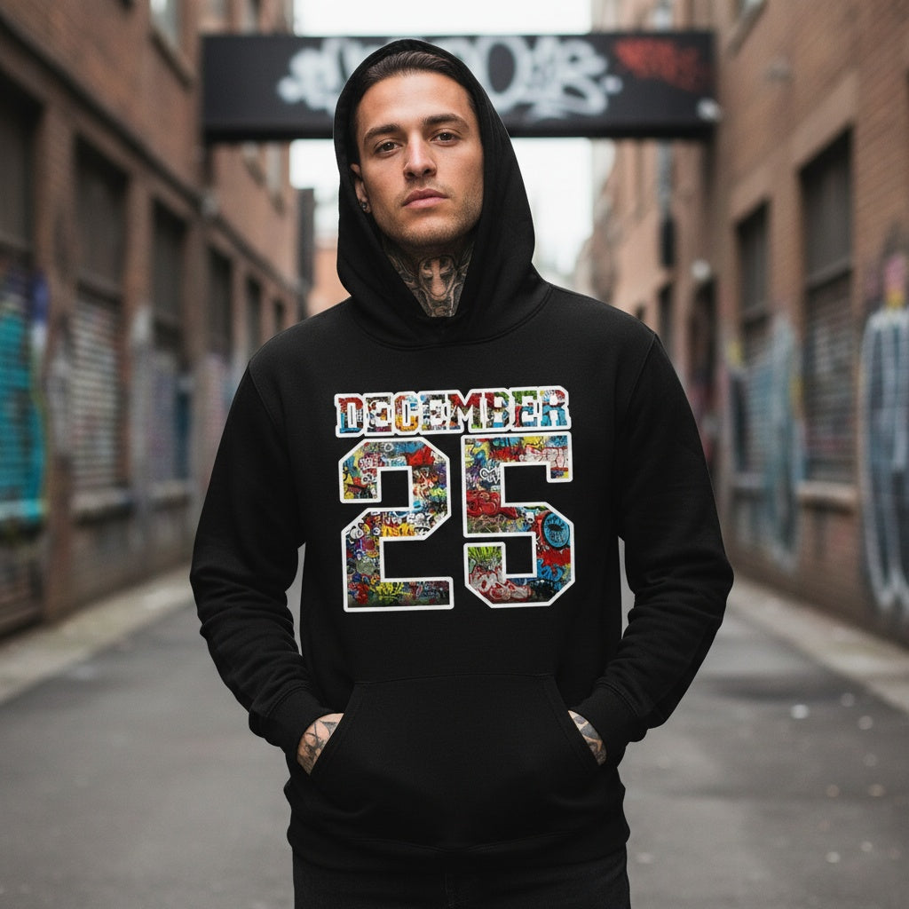 Graffiti Christmas Hoodie/Crew Neck/Shirt